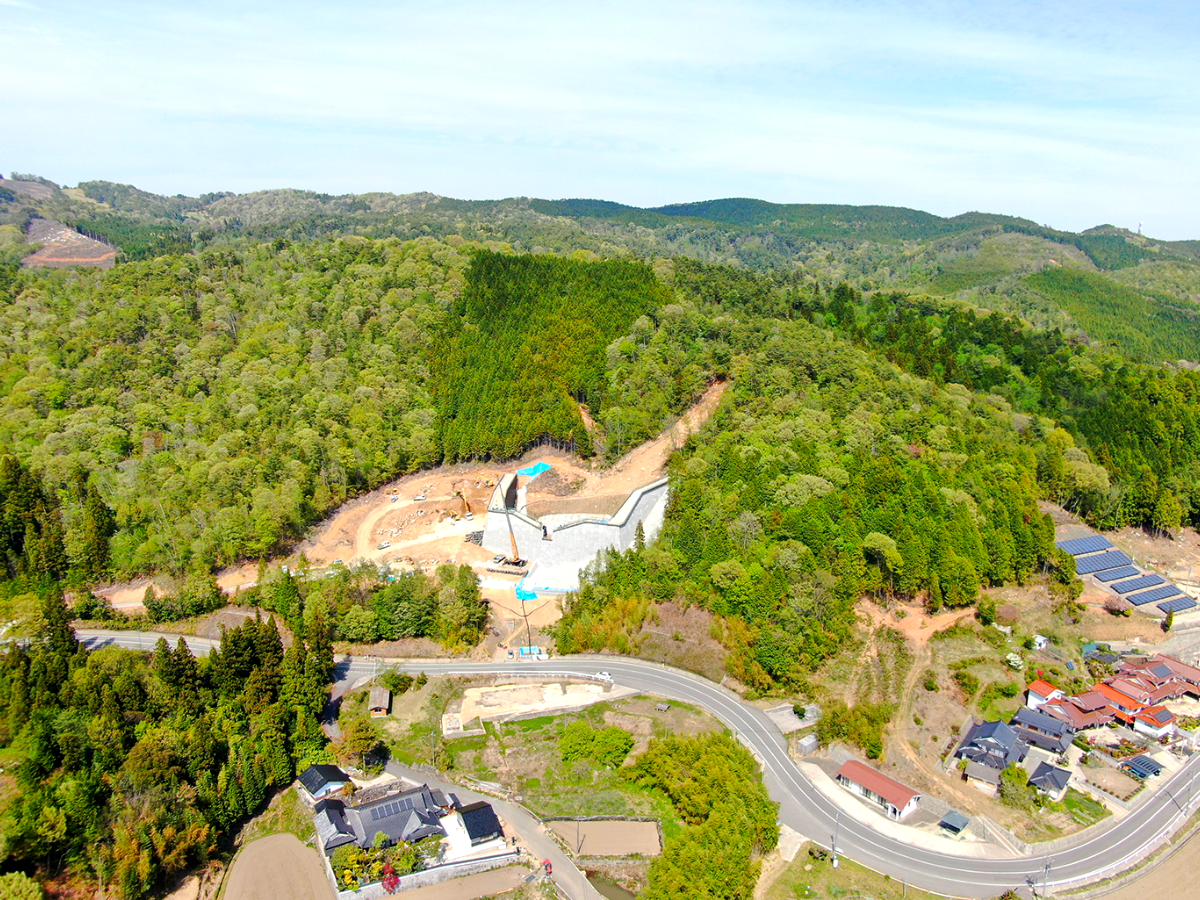 砂防堰堤:使用例写真